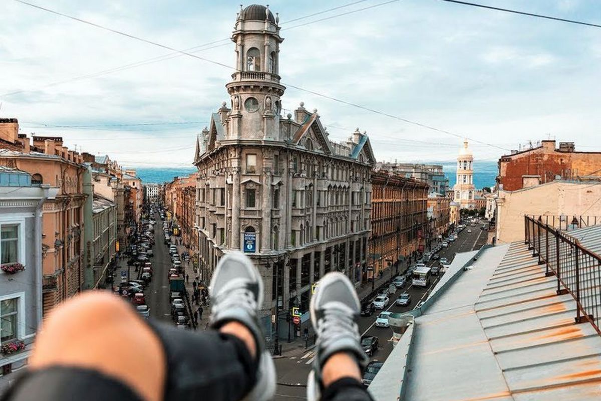 Экскурсия по крышам Питера