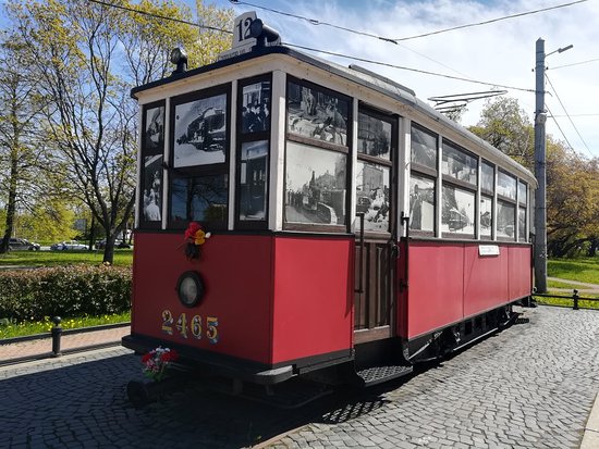 Памятник блокадному трамваю